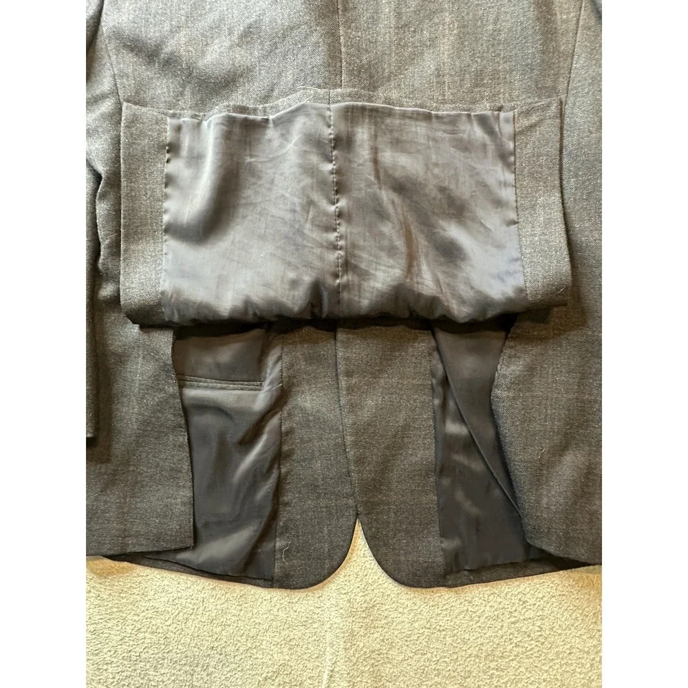 Jos. A. Bank Sport Coat Mens 43R Grey Traveler's Collection Wool Blazer